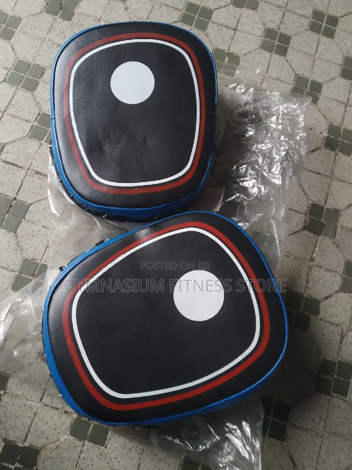 Boxing Pad Pair Black Blue