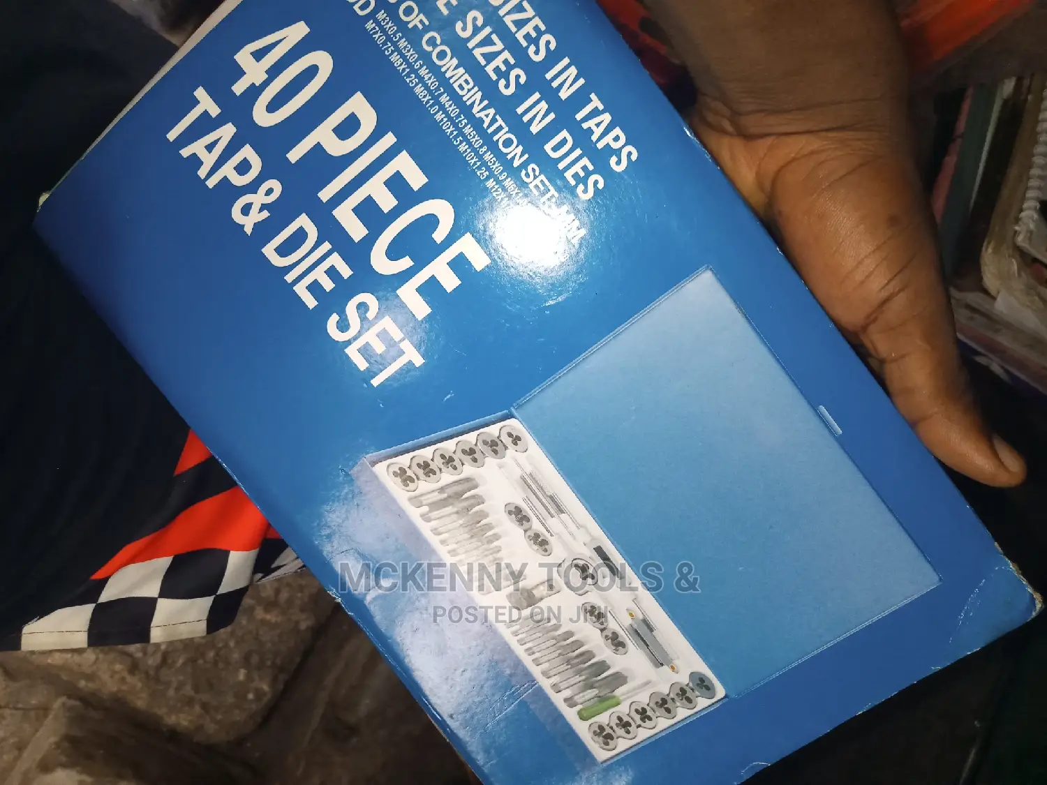 40 Pieces Tap Die Set