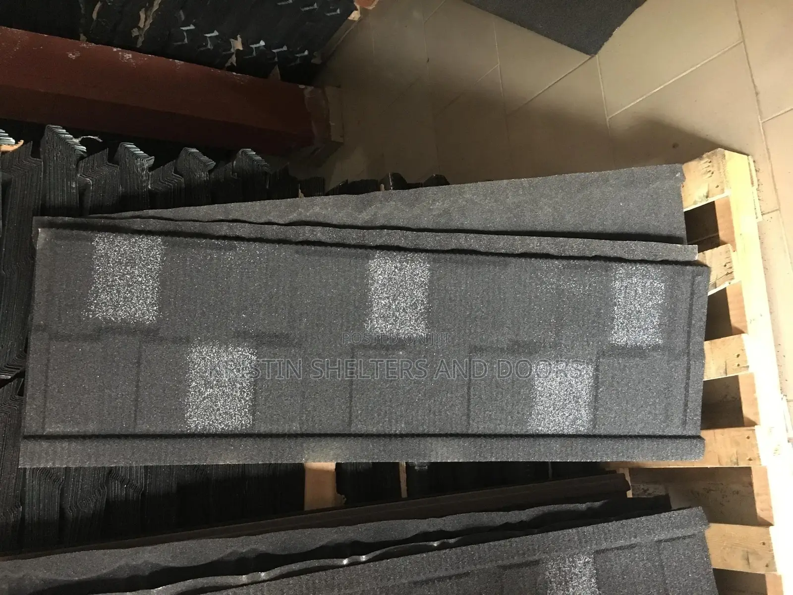 Pure Black And White Kristin Roofing Sheet