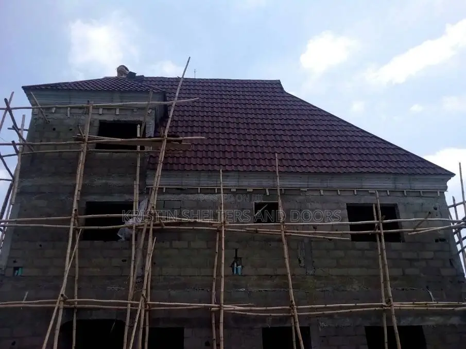 Wine Dot Black Milano Csl Roofing Sheet In Ajah