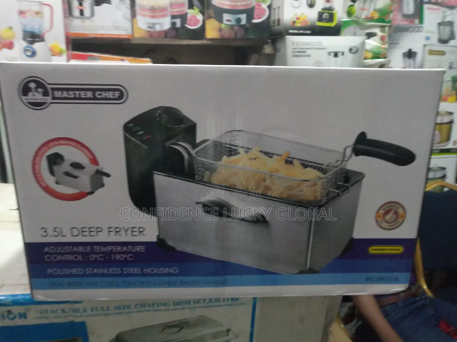 Single Basket Electric Deep Fryer