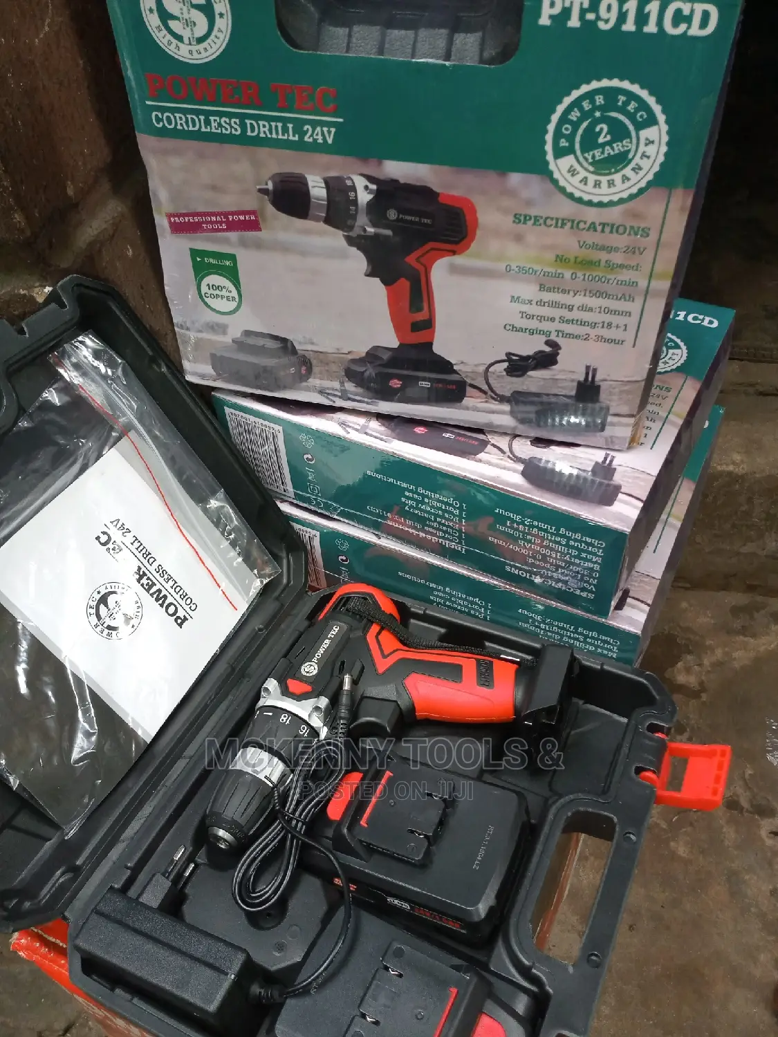 Maxmech Cordless Impact Drill Screwdriver 24voltts