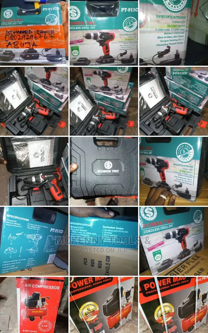 Maxmech Cordless Impact Drill Screwdriver 24voltts