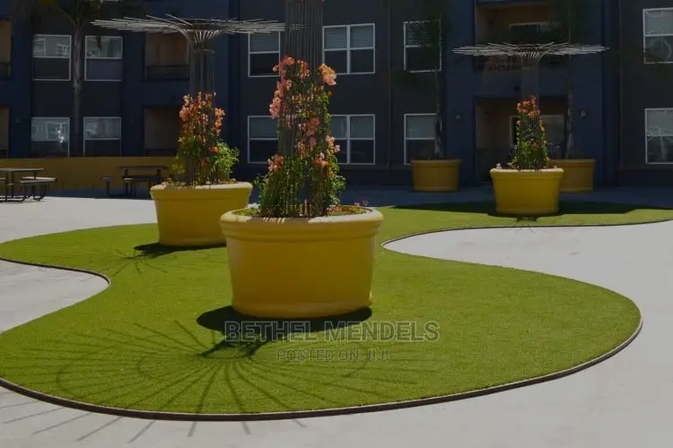 Fake Lawn Grass For Border And Contemporary Deckings