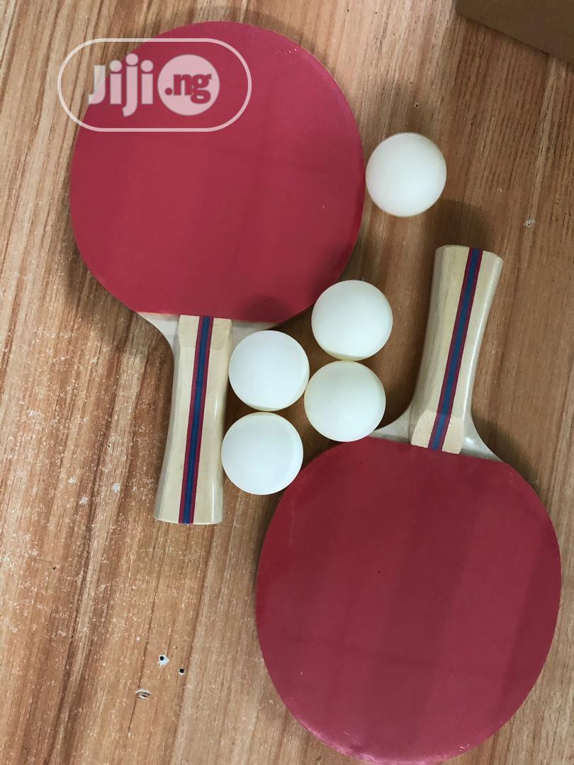Pack of Table Tennis Bats Balls