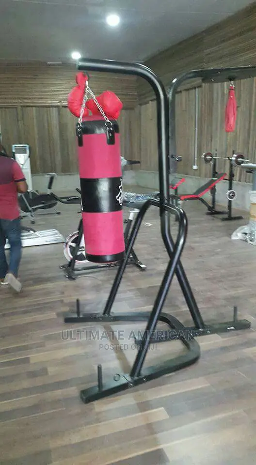 Imported Brand New Punching Bag With Stand, Boxing Glove