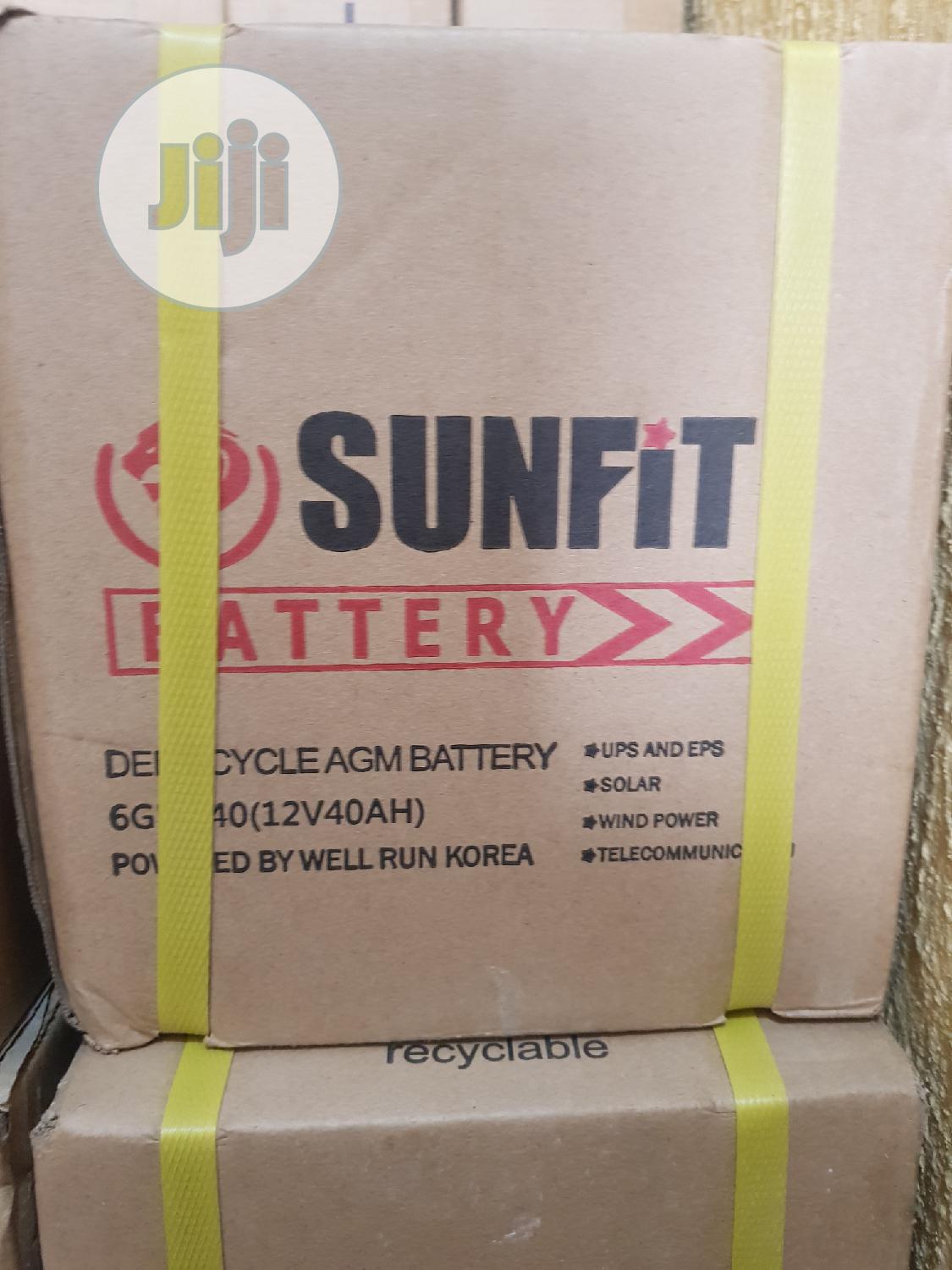 Sunfit 40a Battery