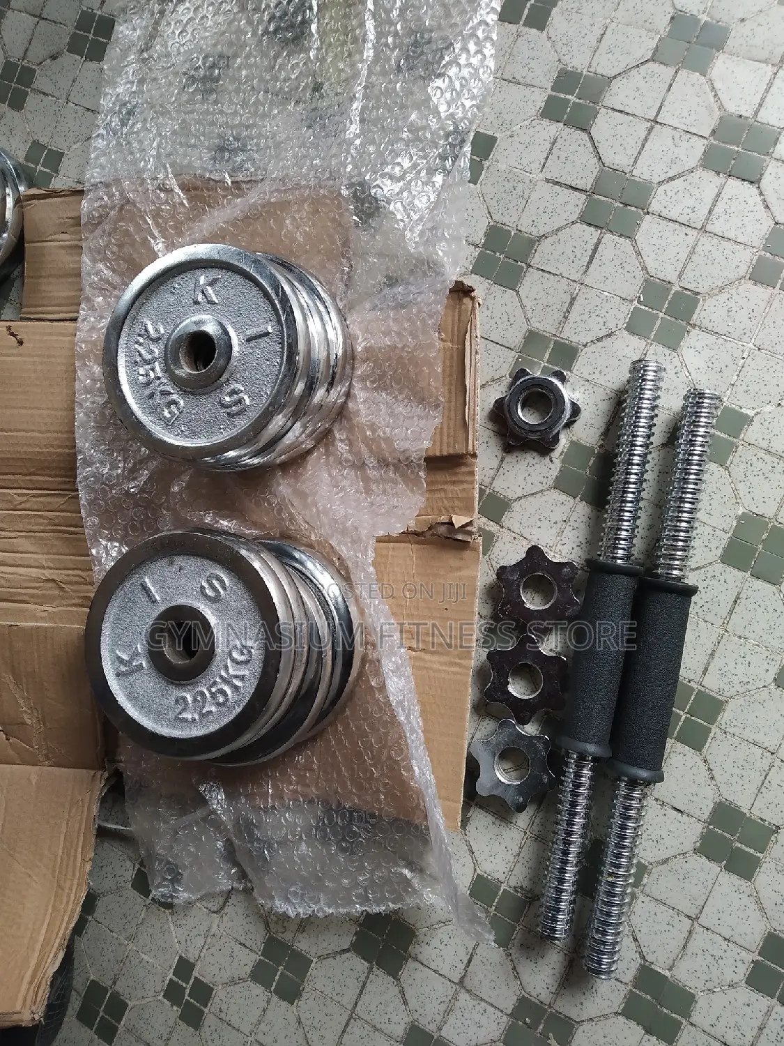 Pair Of10kg Dumbbell( Silver) Xty
