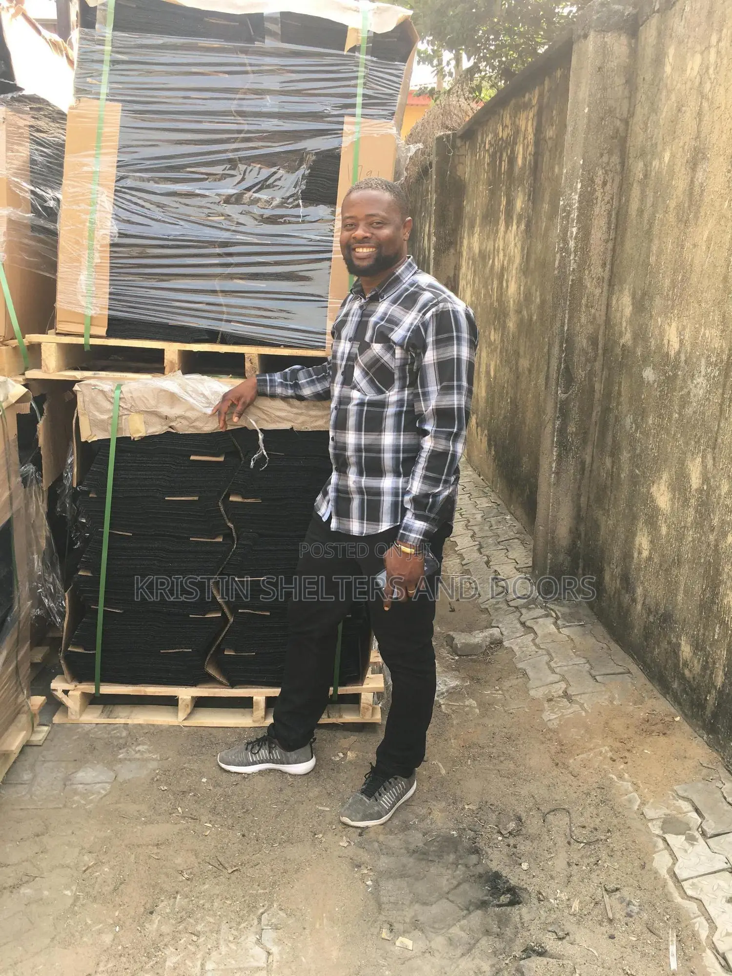 Charcoal Black Shingle 3q Roofing Sheet In Nigeria