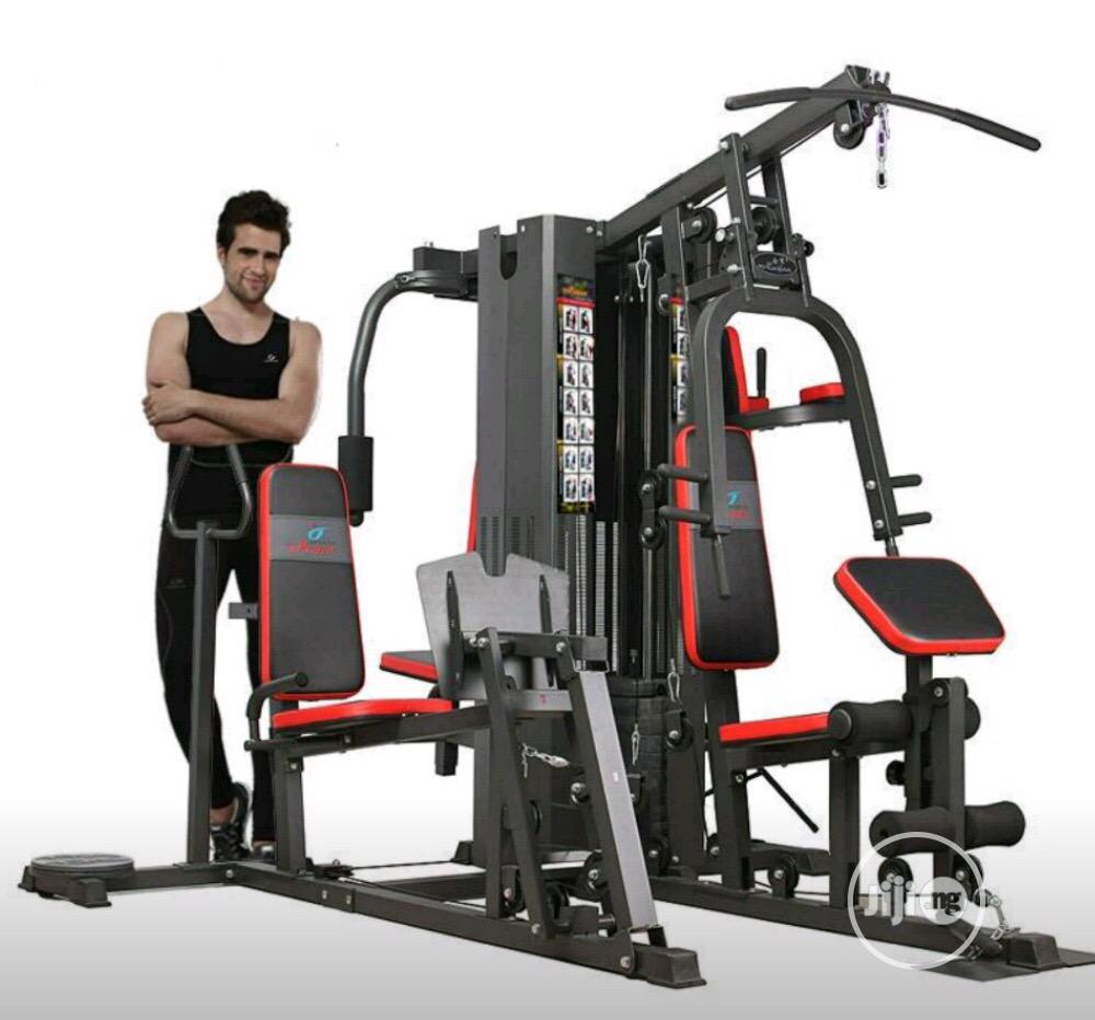 Brand New Imported Five Station Fitness Multi Home Gym.