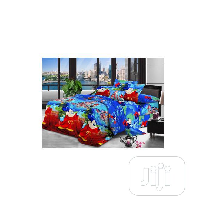 Children Cartoon Duvet,Bedsheet With 4 Pillow Cases