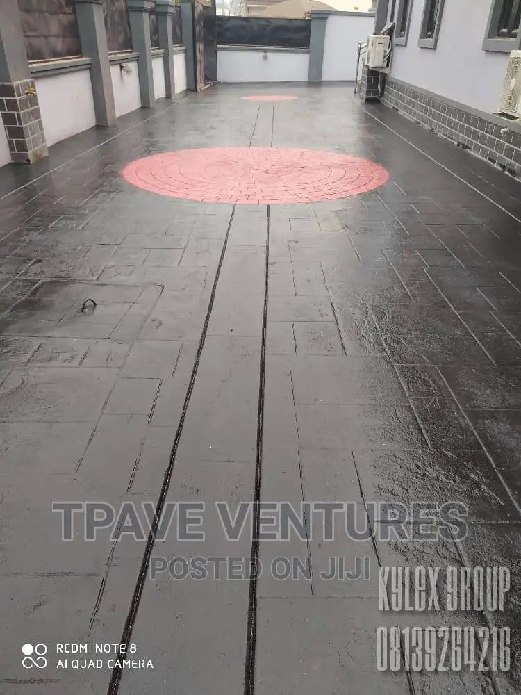 Increte/Decorative Stamped Concrete Floor in Ajah