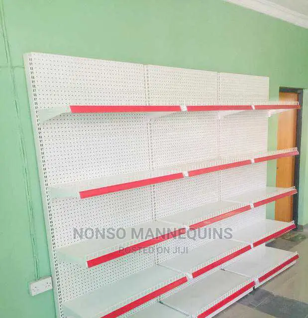 Perforated Supermarket Shelves