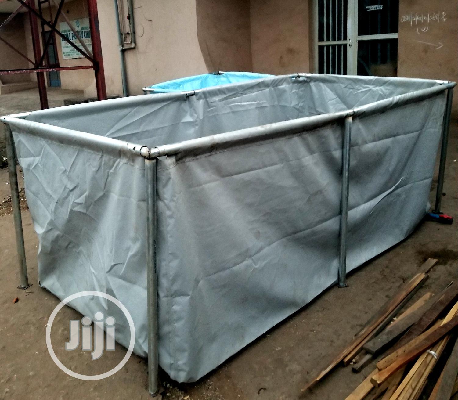 Fortified Tarpaulin Fish Pond.