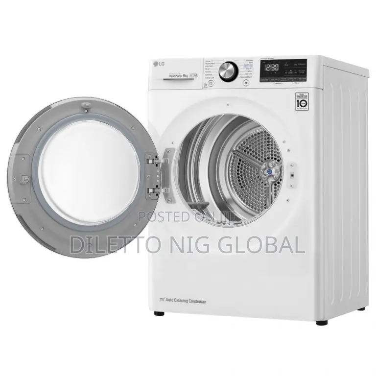 Lg Fdv909w 9kg Heat Pump Condenser Tumble Dryer – White