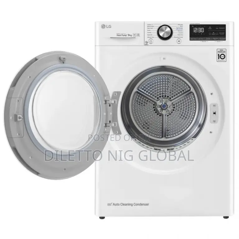 Lg Fdv909w 9kg Heat Pump Condenser Tumble Dryer – White