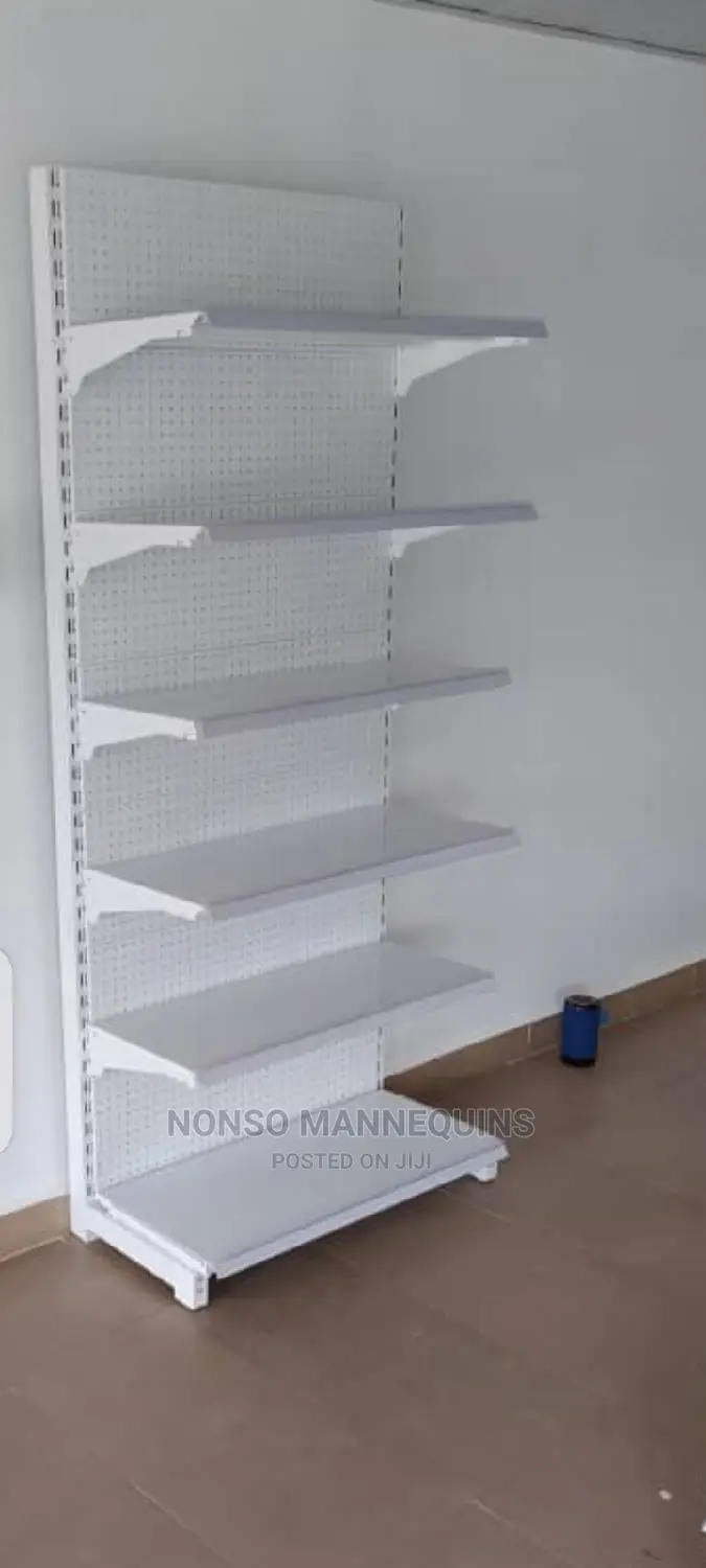 Single Supermarket Shelves