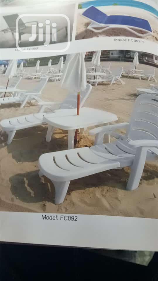Swimming Chair, Table And Umbrella