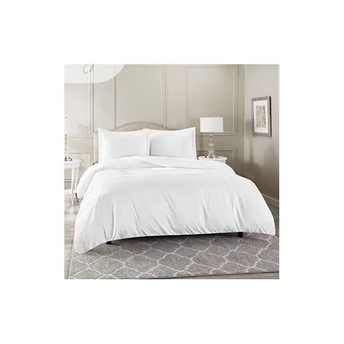 Mature Quality White Duvet,Bedsheet With 4 Pillow Cases