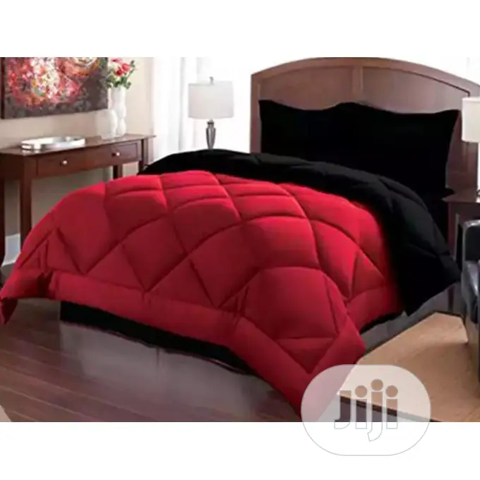 Plain Cotton Duvet, Bedsheet With 4 Pillowcases