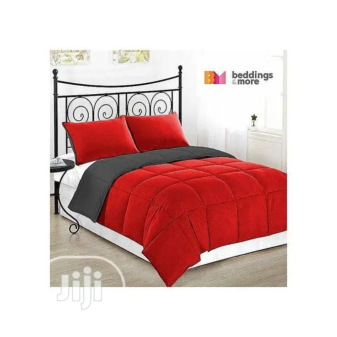 Plain Cotton Duvet, Bedsheet With 4 Pillowcases