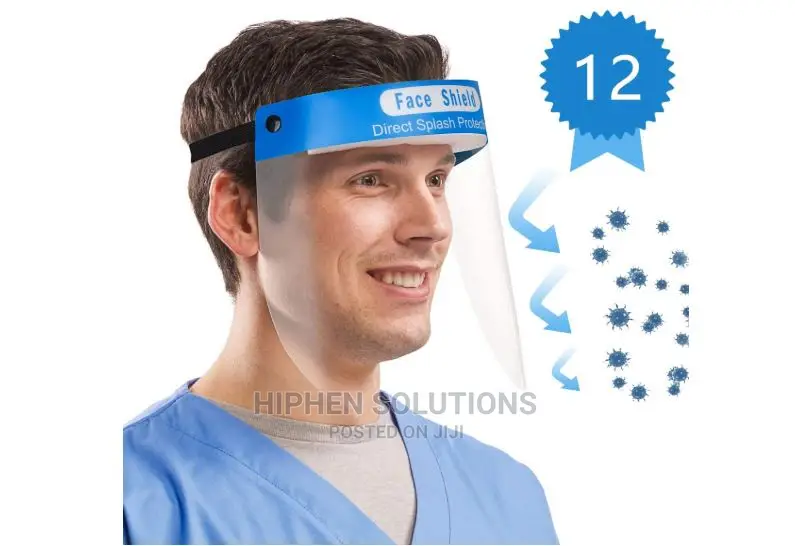 12pcs Face Shield Anti Splash Cover
