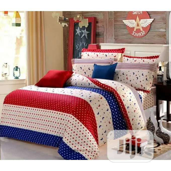 Charming Duvet,Bedsheet With 4 Pillow Cases