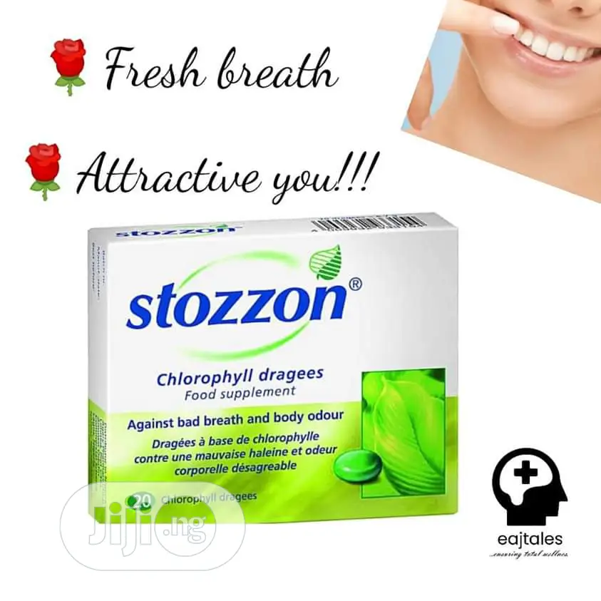 Stozzon Chlorophyll Dragees for Mouth Odour and Body Odour