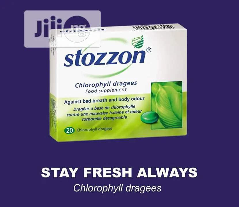 Stozzon Chlorophyll Dragees for Mouth Odour and Body Odour