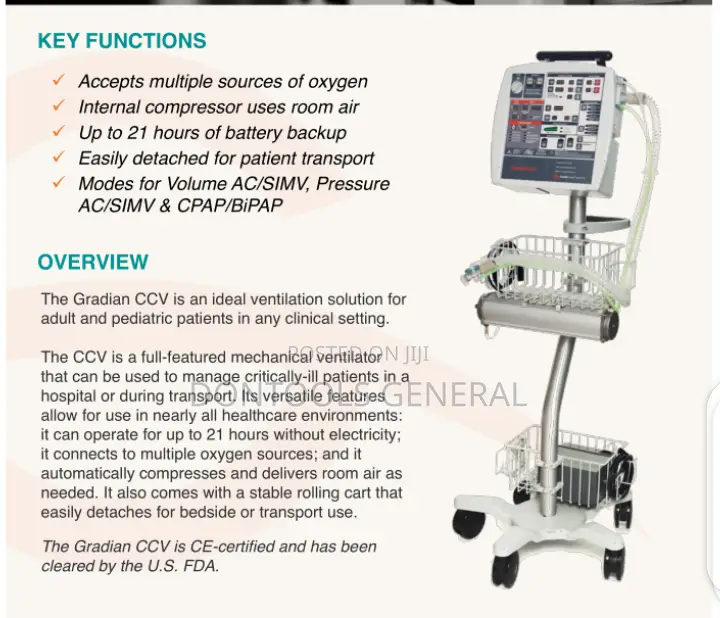 The Gradian CCV Ventilator
