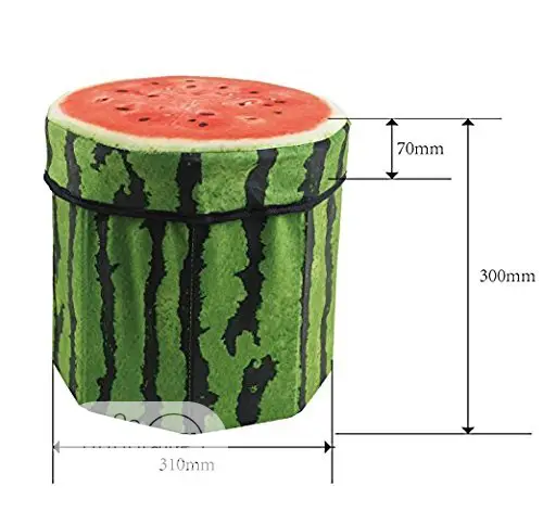 Fruity Fruit Storage Box Organizer Stool
