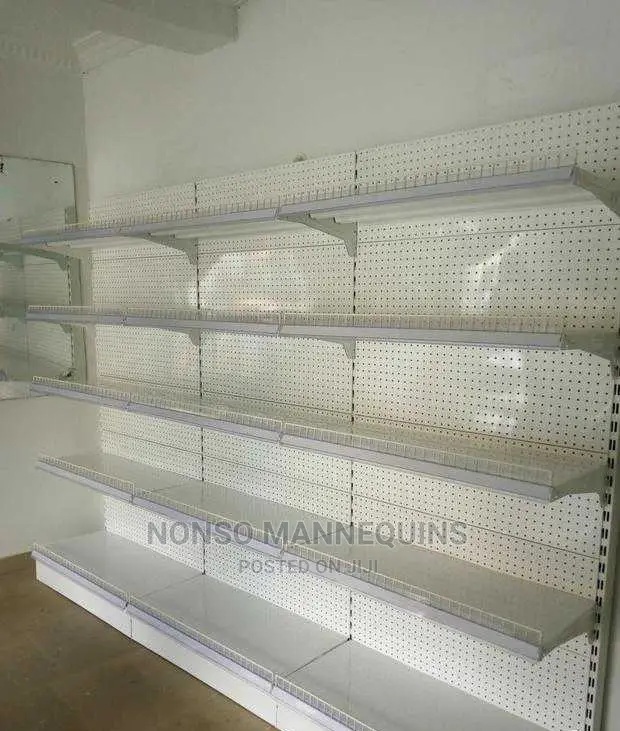 Wall Supermarket Shelves
