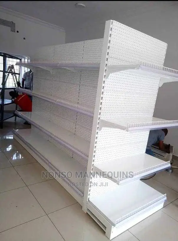 Wall Supermarket Shelves