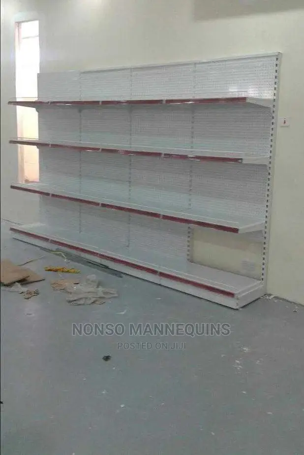 Wall Supermarket Shelves