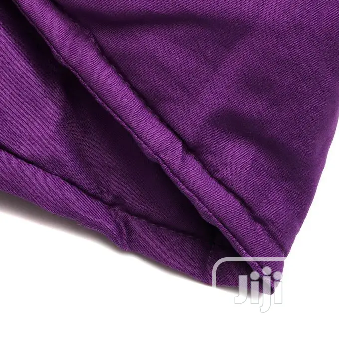 Purple Duvet,Bedsheet With 4 Pillow Cases-6x6