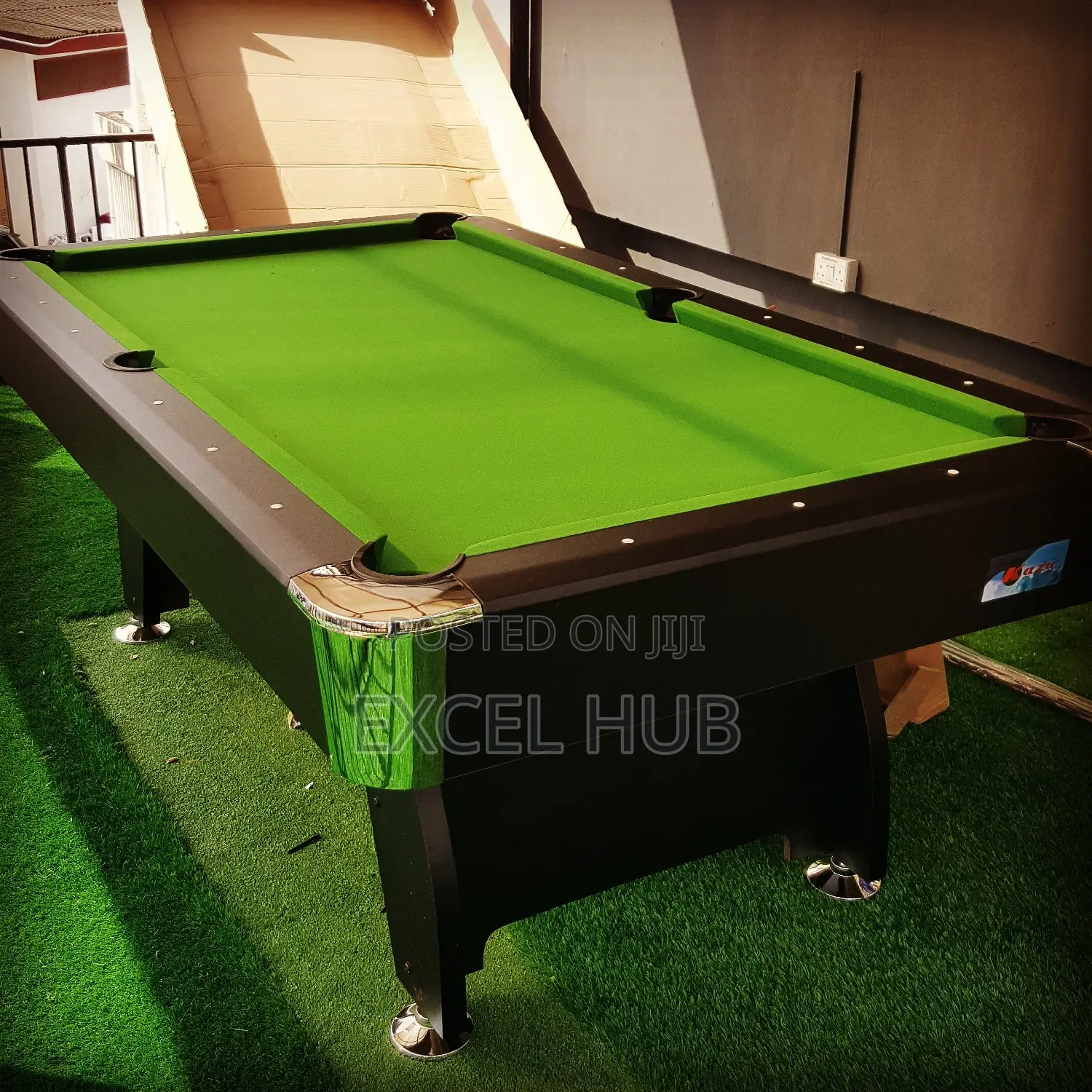 8ft Snooker Table Green Top New Double Accessories