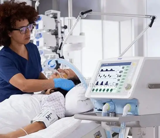 Digital ICU Ventilators Trolley