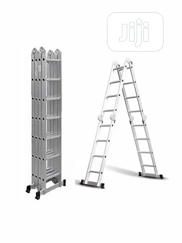 Foldable Multipurpose Aluminium Ladder 4*7- 8.3meters