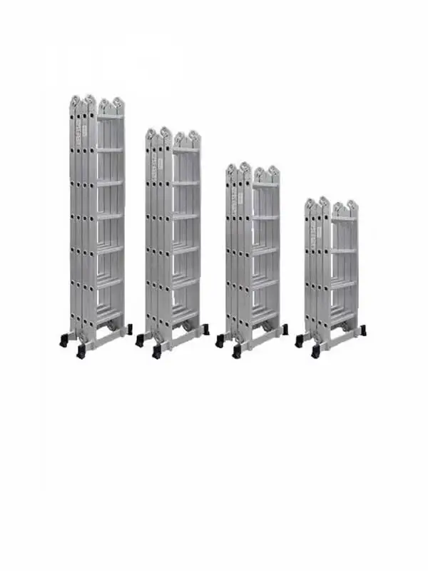 Foldable Multipurpose Aluminium Ladder 4*7- 8.3meters