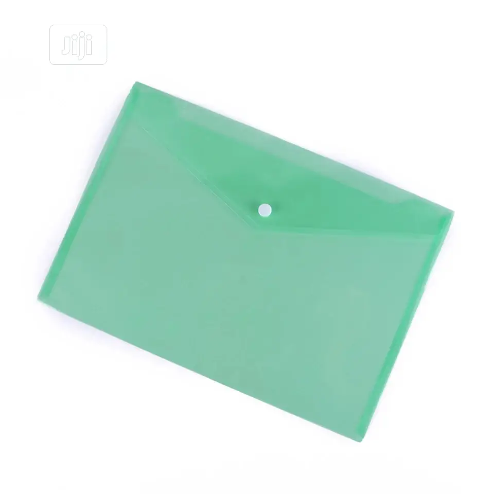 12pcs Plastic A4 Folderstransparent File Bag Document Hold