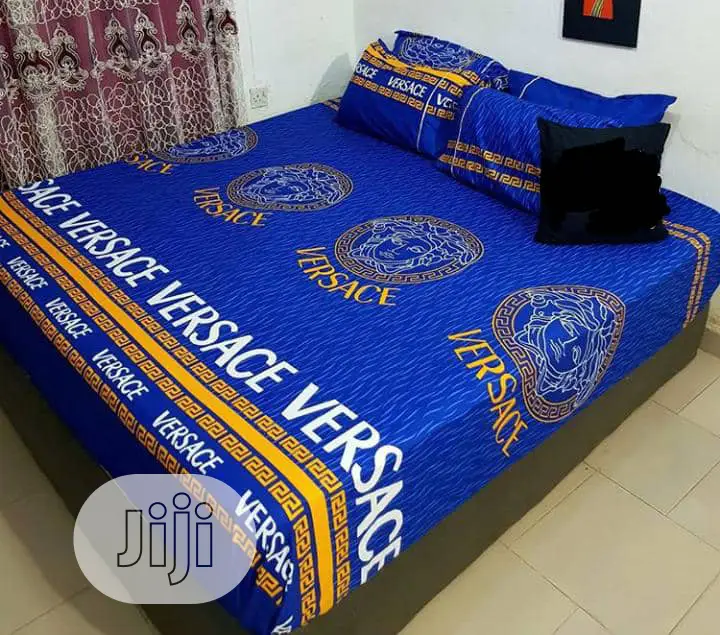 Versace Designers Duvet, Bedsheet With 4 Pillow Cases