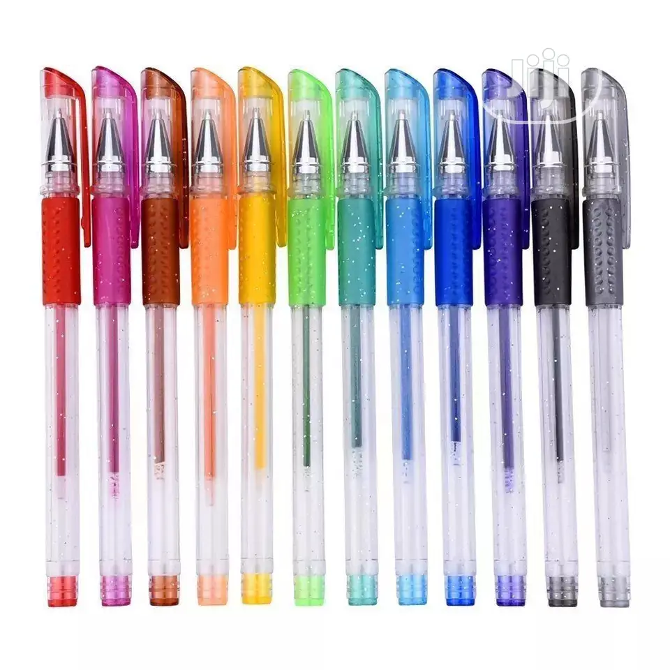 Scented Glitter Gel Pens Set for Coloring Drawing Doodling