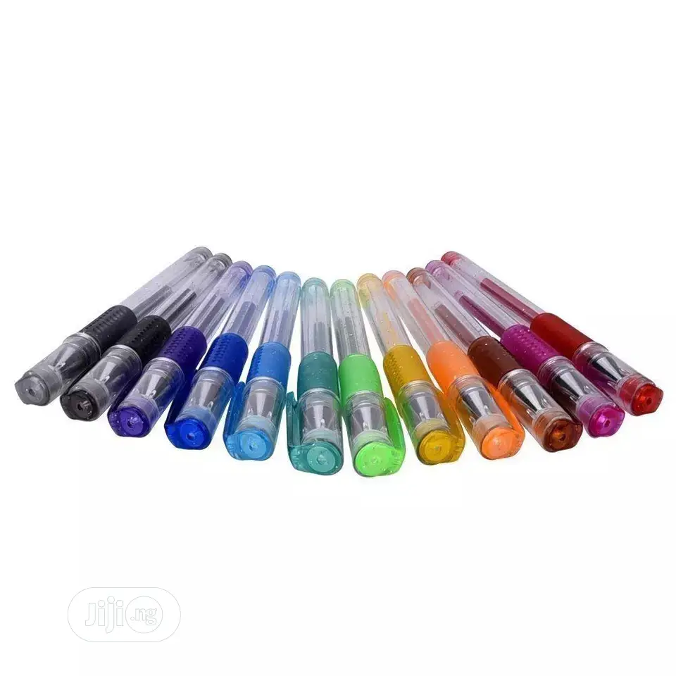 Scented Glitter Gel Pens Set for Coloring Drawing Doodling