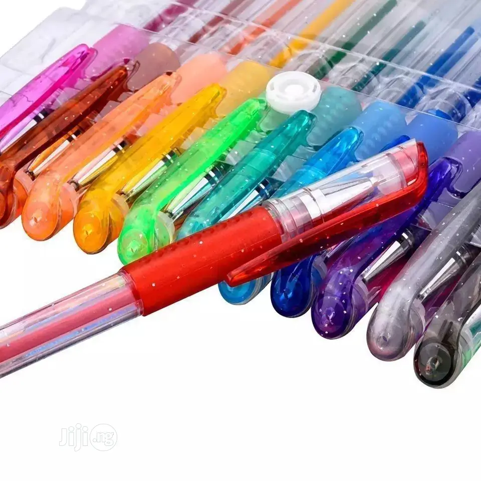 Scented Glitter Gel Pens Set for Coloring Drawing Doodling