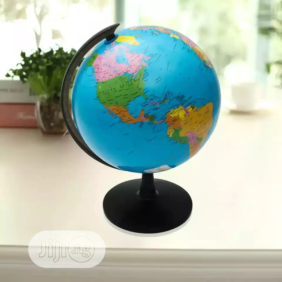 32CM World Earth Globe Map Geography Educational With Stand