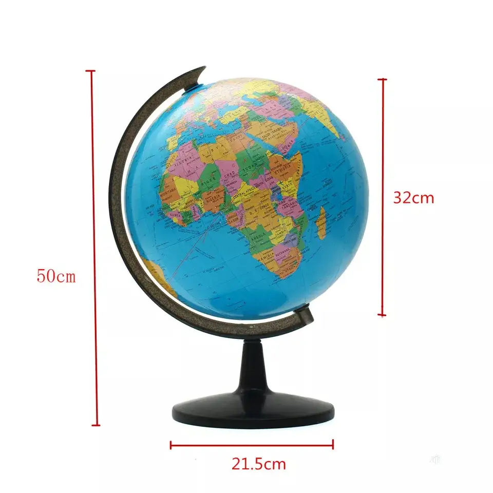 32CM World Earth Globe Map Geography Educational With Stand