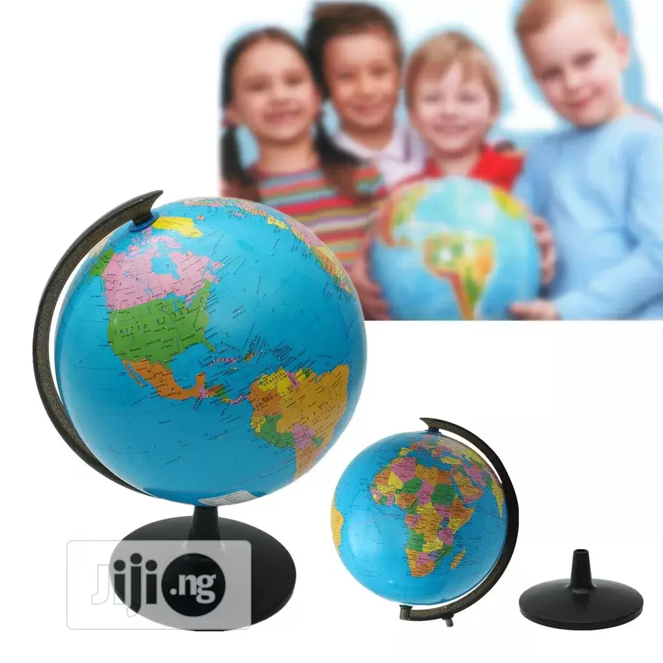 32CM World Earth Globe Map Geography Educational With Stand