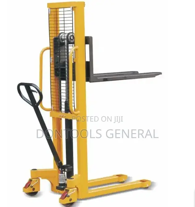 2t Forklift Pallet Truck Manual Hand Stacker For Lifting