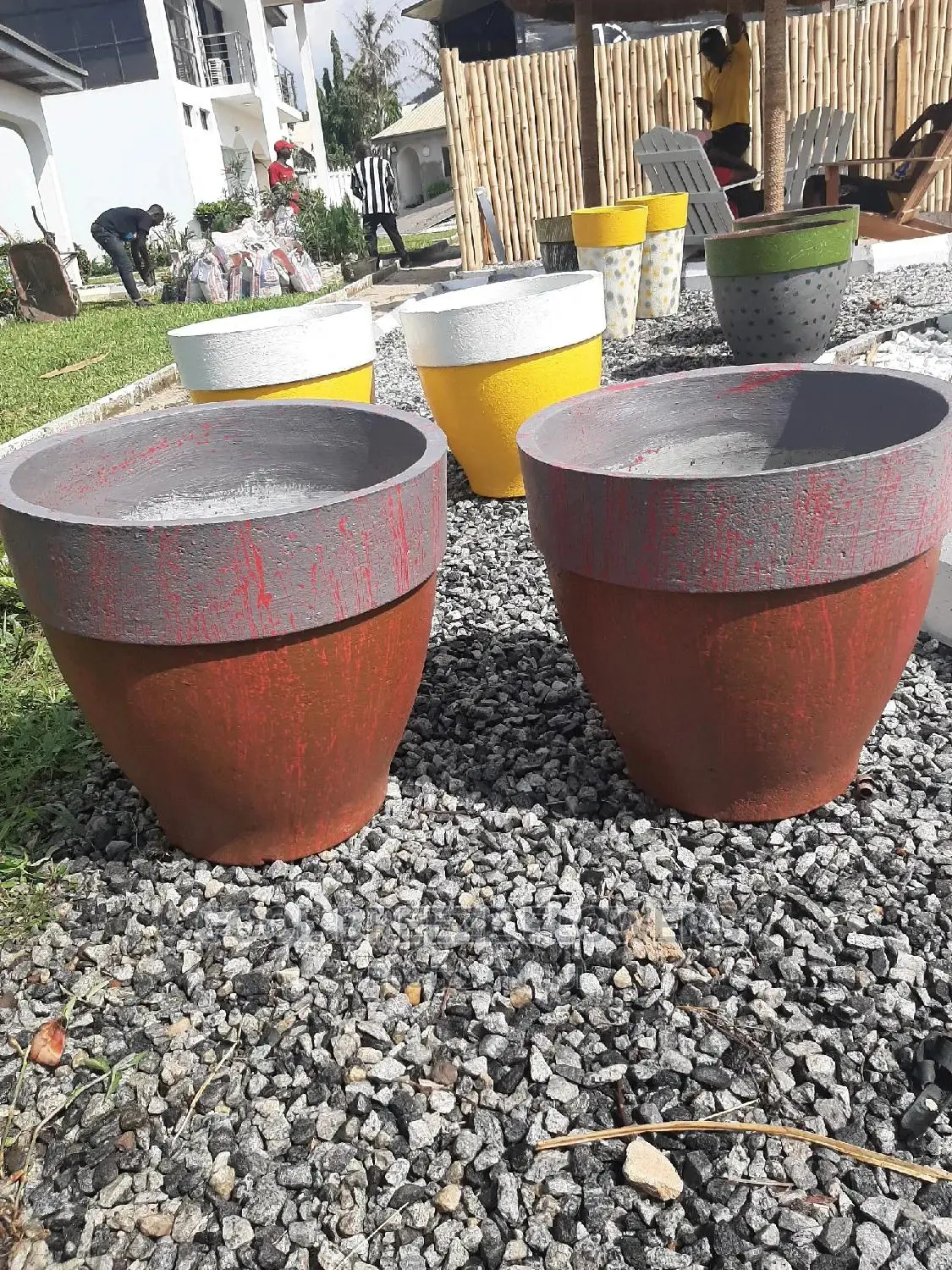 Comcrete Pots