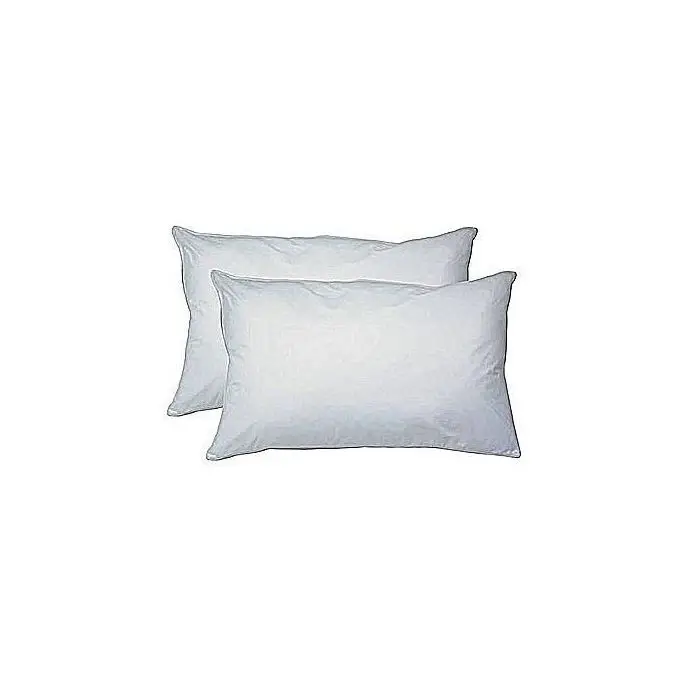 Quality Fibre Filled White Sleeping Pillows-2 Pieces
